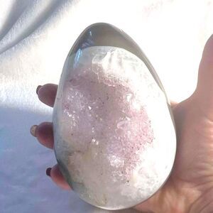 Amethyst Geode Crystal Egg
